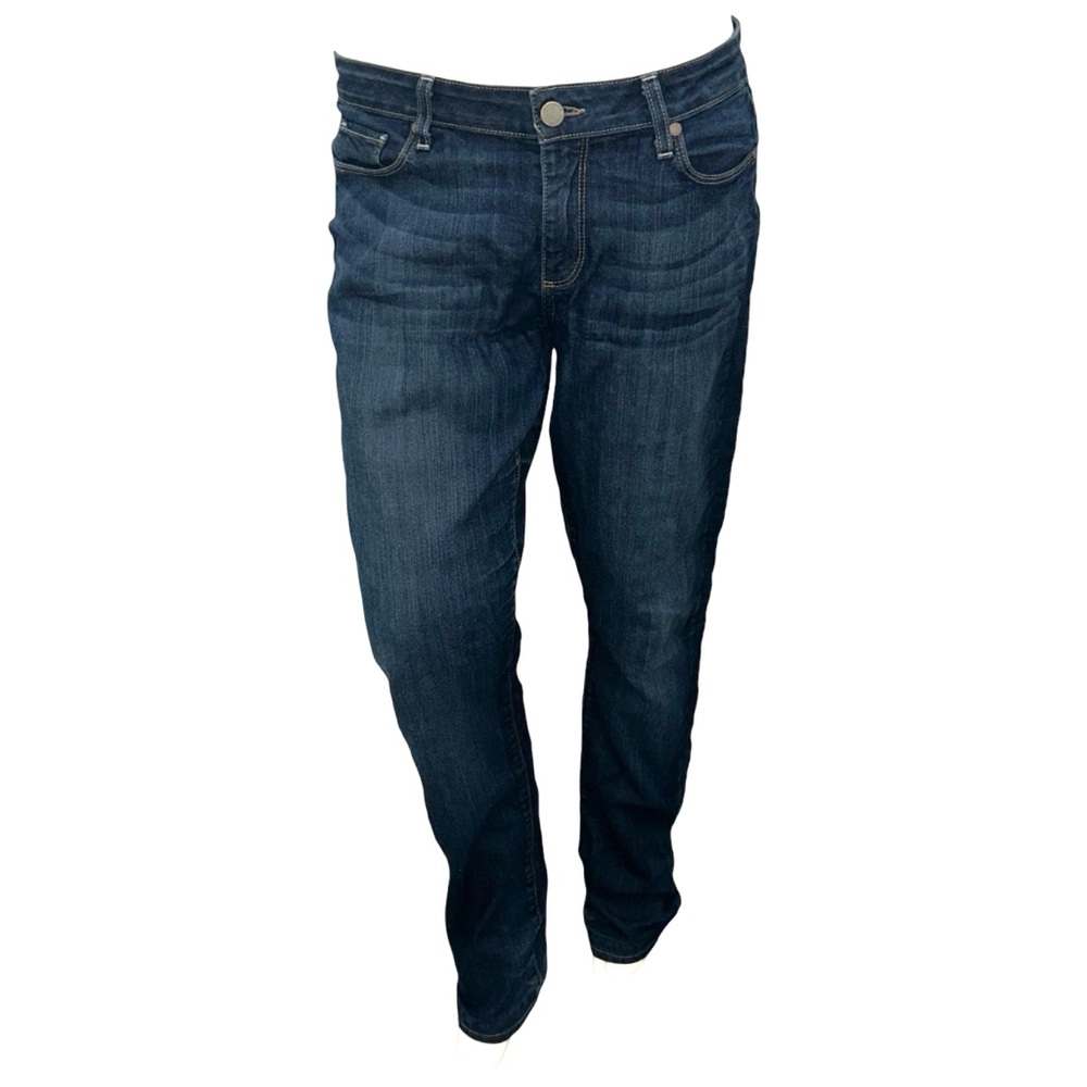 PAIGE Denim Skyline Straight Jeans in Deep Purple Wash - Size 31